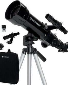 Celestron – 70mm Travel Scope – Portable Refractor Telescope – Fully-Coated Glass Optics – Ideal Telescope for Beginners – Bonus Astronomy Software Package